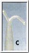 Female hook fitting � 30 mm, black plastic