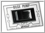 Schalter 3-Wege f�r automatische Bilgenpumpen