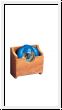 Teak mini compass holder