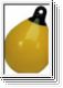 Spherical fenders with black eyes - yellow