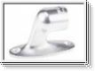 Railing guard holder end cap, closed type