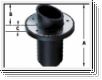 Transom exhaust connection 50 mm �