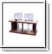 Teak wine glass racks