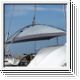 Blue Performance Sunshades free hanging