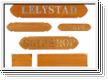 Solid teak nameboards straight